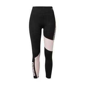 PUMA Sportovní kalhoty růžová / černá