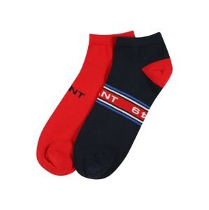 GANT Ponožky  červená / modrá / bílá / kobaltová modř