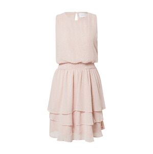 SISTERS POINT Letní šaty 'NICOLINE' růžová / bílá