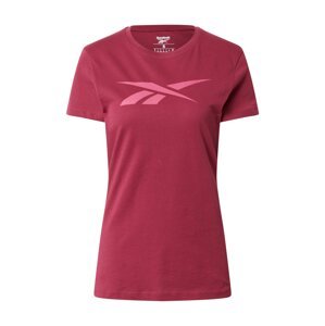 Reebok Sport Funkční tričko  bordó / pink