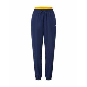 Reebok Sport Sportovní kalhoty námořnická modř / žlutá