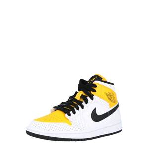 Jordan Kotníkové tenisky  bílá / černá / žlutá