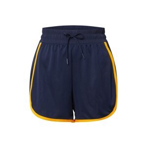 Reebok Sport Sportovní kalhoty  námořnická modř / šafrán / bílá
