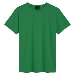GANT Tričko  zelená / šedá