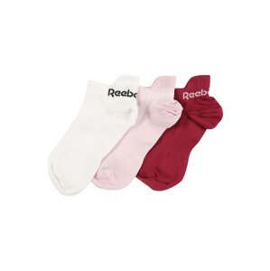 Reebok Sport Sportovní ponožky růžová / pitaya / černá / bílá