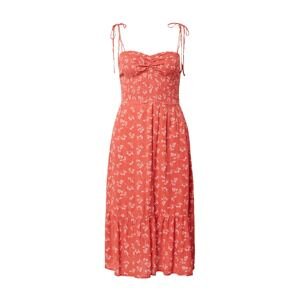 Abercrombie & Fitch Letní šaty  melounová / bílá