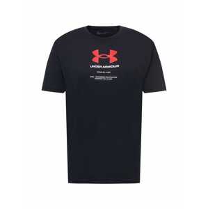 UNDER ARMOUR Funkční tričko  černá / bílá / červená