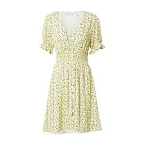 NU-IN Letní šaty  světle žlutá / černá