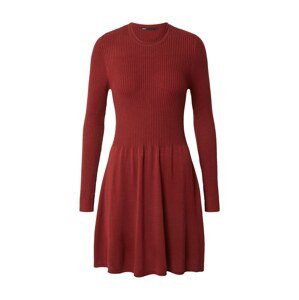ONLY Úpletové šaty 'Alma' vínově červená