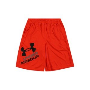 UNDER ARMOUR Sportovní kalhoty 'Prototype 2.0'  oranžově červená / černá / tmavě šedá