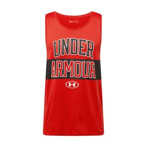 UNDER ARMOUR Funkční tričko 'Tech 2.0'  červená / černá / bílá