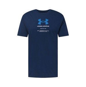 UNDER ARMOUR Funkční tričko  marine modrá / královská modrá / bílá
