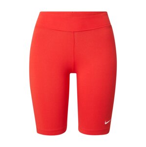 Nike Sportswear Legíny  oranžově červená / bílá