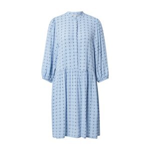 mbym Košilové šaty 'Corry' noční modrá / světlemodrá / bílá