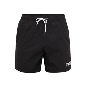 HUGO Plavecké šortky 'HAITI'  černá / melounová / bílá