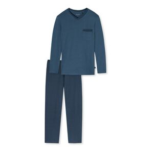 SCHIESSER Pyžamo dlouhé  modrá