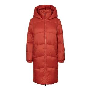 VERO MODA Zimní kabát 'UPPSALA'  oranžově červená
