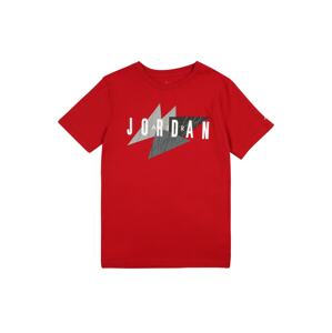 Jordan Tričko 'GEO FLIGHT'  červená / bílá / šedá