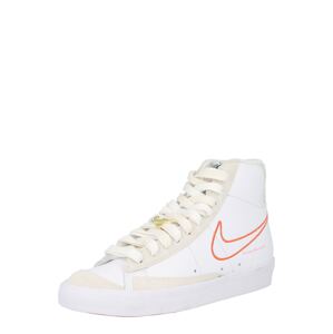 Nike Sportswear Kotníkové tenisky 'Blazer Mid '77 SE'  bílá / béžová / oranžově červená