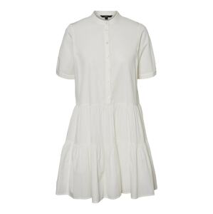 Vero Moda Petite Košilové šaty 'Delta'  přírodní bílá