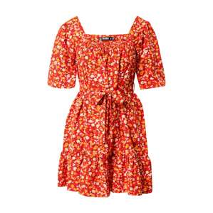 Missguided Letní šaty 'DITSY'  oranžová / červená / bílá