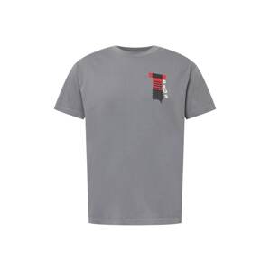 DEUS EX MACHINA T-Shirt 'Naito Biarritz'  kámen / tmavě šedá / melounová