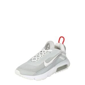 Nike Sportswear Tenisky šedá / světle šedá / červená / bílá