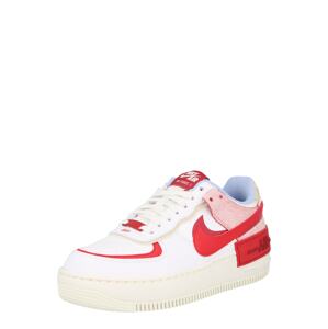 Nike Sportswear Tenisky 'Air Force 1 Shadow'  bílá / červená / světle červená / krémová