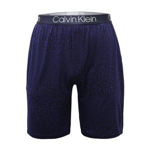 Calvin Klein Underwear Pyžamové kalhoty 'Ultra Soft Modal'  noční modrá / safírová / bílá