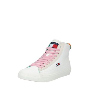 Tommy Jeans Kotníkové tenisky  béžová / oranžová / světle růžová / bílá