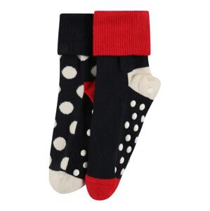Happy Socks Ponožky 'Big Dot'  černá / bílá / červená