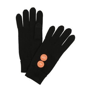 ARMANI EXCHANGE Prstové rukavice  oranžová / černá / bílá