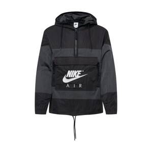 Nike Sportswear Přechodná bunda  černá / tmavě šedá