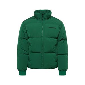 9N1M SENSE Zimní bunda  tmavě zelená / černá