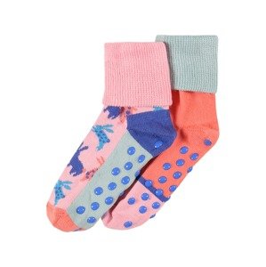 Happy Socks Ponožky 'Bunny'  růžová / melounová / opálová / královská modrá / světlemodrá