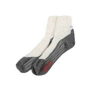 FALKE Sportovní ponožky  šedý melír / červená / bílá