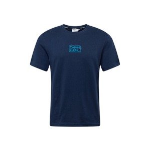 Calvin Klein Tričko  námořnická modř / nebeská modř