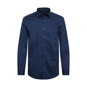 OLYMP Košile 'Level 5'  marine modrá / bílá