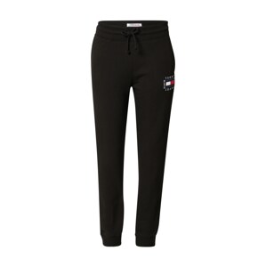 Tommy Jeans Kalhoty  černá / bílá / modrá / červená