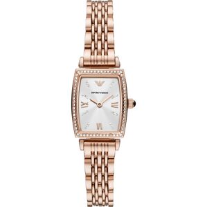Emporio Armani Analogové hodinky 'Gianni'  růžově zlatá / bílá