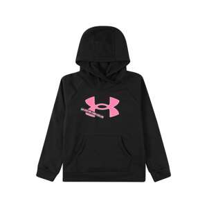 UNDER ARMOUR Sportsweatshirt  černá / růžová / bílá