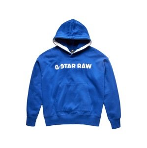 G-Star RAW Mikina  modrá / bílá