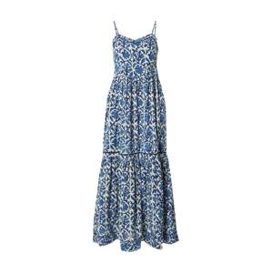 Maison 123 Letní šaty 'SAFIA'  marine modrá / bílá / nebeská modř
