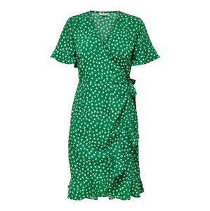 ONLY Letní šaty 'Olivia' zelená / bílá