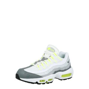Nike Sportswear Tenisky 'Air Max 95'  bílá / svítivě žlutá / světle šedá / šedá
