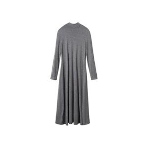 MANGO Úpletové šaty 'Frima'  šedý melír