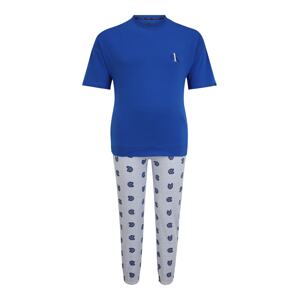 Calvin Klein Underwear Pyžamo dlouhé  královská modrá / bílá