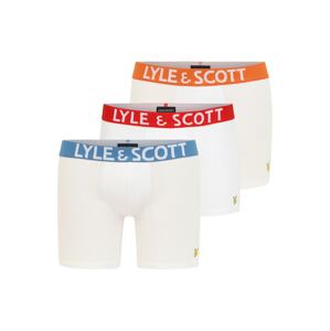 Lyle & Scott Boxershorts 'Daniel'  krémová / bílá / červená / modrá