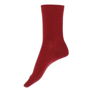 FALKE Ponožky 'Softmerino'  červená