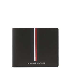 TOMMY HILFIGER Peněženka  černá / tmavě modrá / červená / bílá
